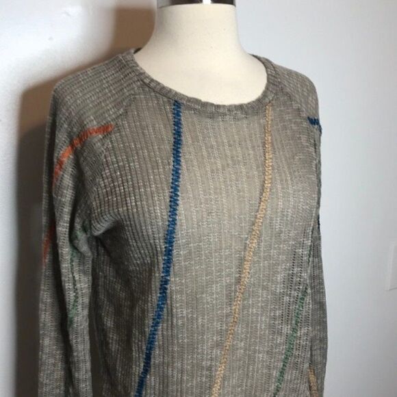 Promesa Multi-Color Stitch Pullover Sweater ATL3065 - Picture 3 of 10